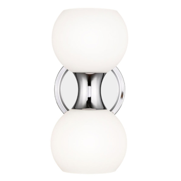 Z-Lite Artemis 2-Light Wall Sconce - 120V - Chrome