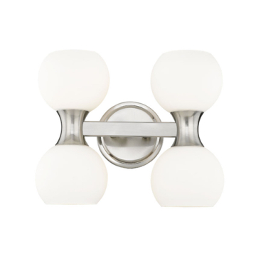 Z-Lite Artemis 4-Light Vanity - 120V - Brushed Nickel