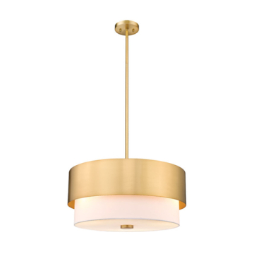 Z-Lite Counterpoint 18" 3-Light Pendant - 120V - Modern Gold