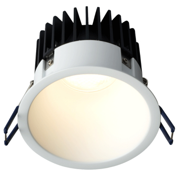 Lotus 4" Round Deep Regressed LED Downlight - High Output - 18W - White Reflector - White Thin Trim - 2700K - 1,520 Lumens - 120V