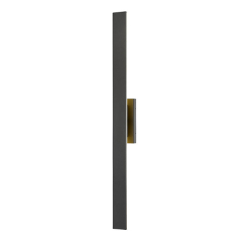 Z-Lite Stylet 48" Outdoor LED Wall Sconce - 12W - CCT Selectable - 2,400 Lumens - 120V - Sand Black