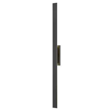 Z-Lite Stylet 72" Outdoor LED Wall Sconce - 18W - CCT Selectable - 3,700 Lumens - 120V - Sand Black