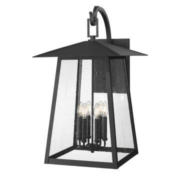 Z-Lite Rainer 6-Light Outdoor Wall Sconce - 120V - Black