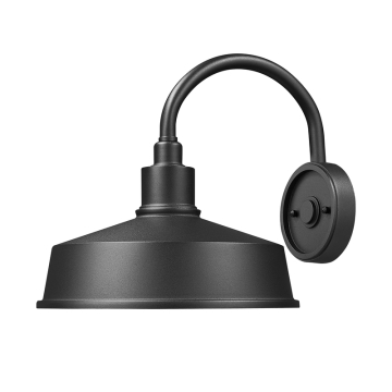 Z-Lite RLM 1-Light Outdoor Wall Light - 120V - Sand Black