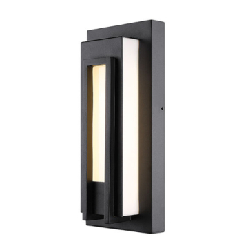 Z-Lite Keaton 1-Light Small LED Outdoor Wall Sconce - 2700K - 120V - Black
