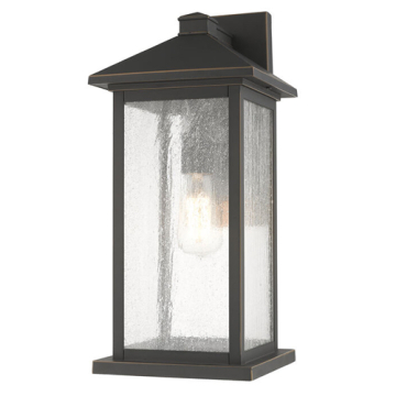 Z-Lite Portland 18" 1-Light Outdoor Wall Sconce - 120V - Oil Rubbed Bronze