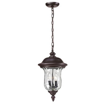Z-Lite Armstrong 2-Light Outdoor Pendant - 120V - Bronze