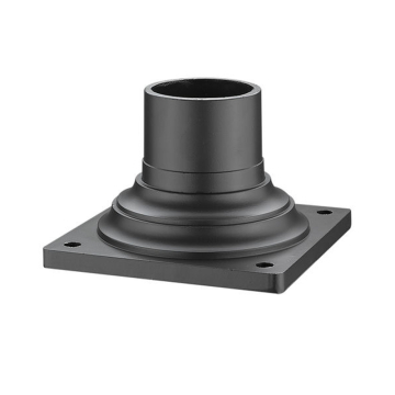 Z-Lite Pier Mount - Round - Deep Bronze