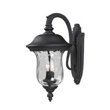 Z-Lite Armstrong 2-Light Outdoor Wall Sconce - 120V - Black