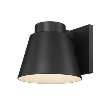 Z-Lite Asher 1-Light Large LED Outdoor Wall Sconce - 2700K - 120V - Black