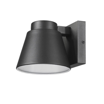Z-Lite Asher 1-Light Small Outdoor Wall Sconce - 2700K - 120V - Black