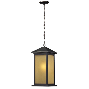 Z-Lite Vienna 21" 1-Light Outdoor Pendant - 120V - Oil Rubbed Bronze