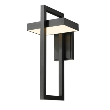 Z-Lite Luttrel 25" 1-Light LED Outdoor Wall Sconce - 2700K - 120V - Black