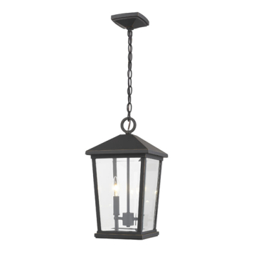 Z-Lite Beacon 10" 2-Light Outdoor Pendant - 120V - Oil Rubbed Bronze