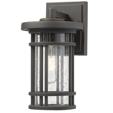 Z-Lite Jordan 6" 1-Light Outdoor Wall Sconce - 120V - Oil Rubbed Bronze
