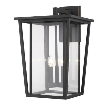 Z-Lite Seoul 23" 3-Light Outdoor Wall Sconce - 120V - Oil Rubbed Bronze