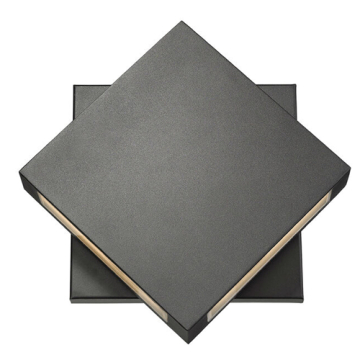 Z-Lite Quadrate 11" 2-Light LED Outdoor Wall Sconce - 2700K - 120V - Black