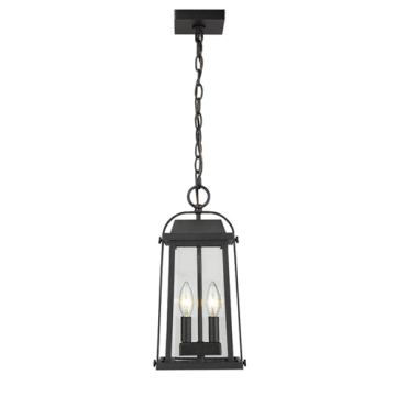Z-Lite Millworks 2-Light Outdoor Pendant - 120V - Black