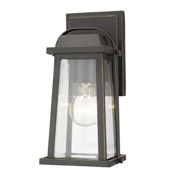 Z-Lite Millworks 1-Light Outdoor Wall Sconce - 120V - Oil Rubbed Bronze