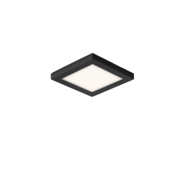 Maxim Lighting Chip 5" Square LED Flush Mount - 3000K - 120V - Black