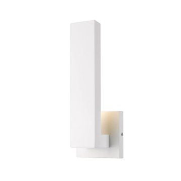 Z-Lite Edge Small LED Outdoor Wall Sconce - 2700K - 120V - White