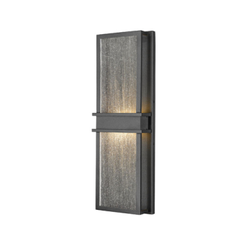Z-Lite Eclipse Large LED Outdoor Wall Sconce - 2700K - 120V - Black