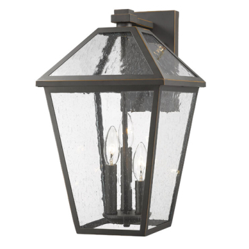 Z-Lite Talbot 18" 3-Light Outdoor Wall Sconce - 120V - Oil Rubbed Bronze