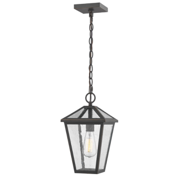 Z-Lite Talbot 14" 1-Light Outdoor Pendant - 120V - Oil Rubbed Bronze