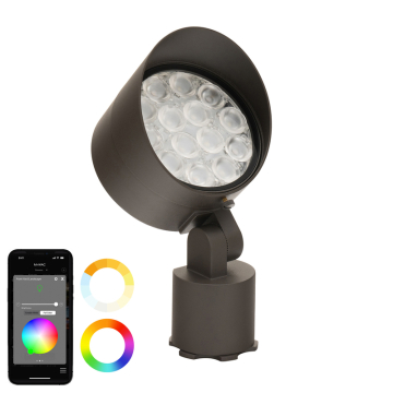 WAC Lighting Colorscaping 5" LED Power Accent Light - 1,125 Lumens - 14W - RGB + Tunable White - 12V - Bronze