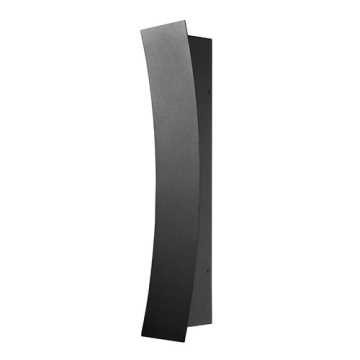 Z-Lite Landrum 24" 2-Light LED Outdoor Wall Sconce - 2700K - 120V - Black