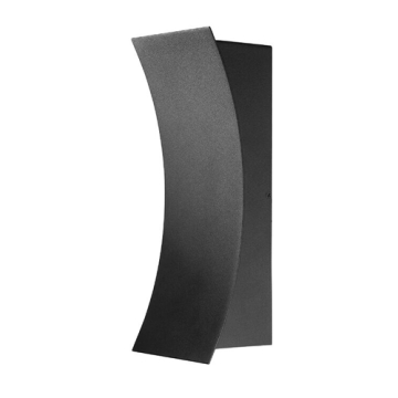 Z-Lite Landrum 12" 2-Light LED Outdoor Wall Sconce - 2700K - 120V - Black