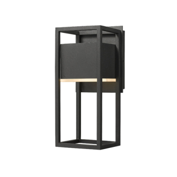 Z-Lite Barwick 1-Light Small LED Outdoor Wall Sconce - 2700K - 120V - Black