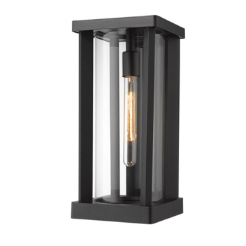 Z-Lite Glenwood 1-Light Outdoor Wall Sconce - 120V - Black