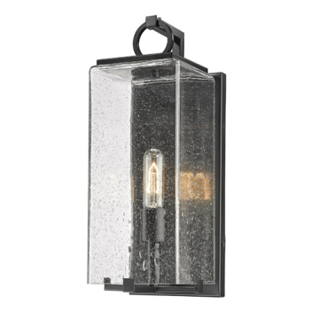 Z-Lite Sana 1-Light Outdoor Wall Sconce - 120V - Black / Seedy