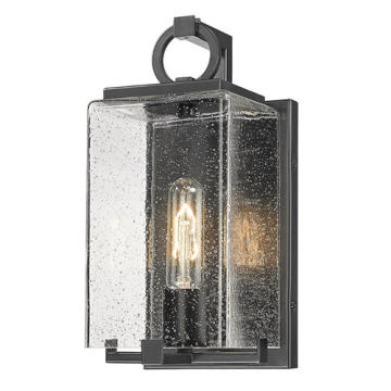 Z-Lite Sana 1-Light Outdoor Wall Sconce - 120V - Black / Seedy