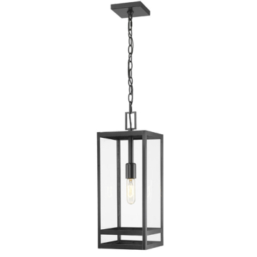 Z-Lite Nuri 1-Light Outdoor Pendant - 120V - Black
