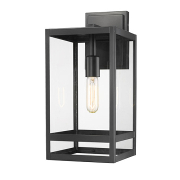 Z-Lite Nuri 1-Light Medium Outdoor Wall Sconce - 120V - Black