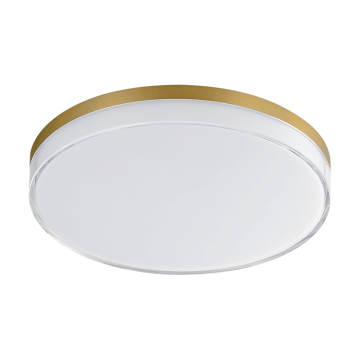 Maxim Lighting Edge 11" LED Flush Mount - 1,800 Lumens - 25W - 3000K - 120V - Natural Aged Brass