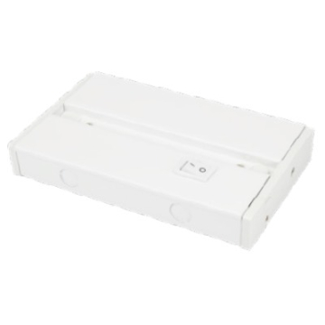American Lighting Hardwire Junction Box for LED 5 Complete Under Cabinets - White