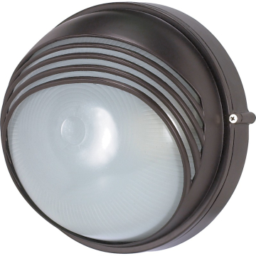 SATCO|NUVO 10" Round Hood Die Cast Bulk Head
