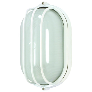 SATCO|NUVO 10" Oval Cage Die Cast Bulk Head