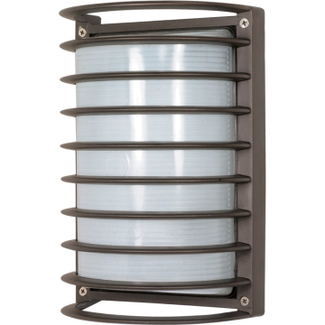 SATCO|NUVO 10" Rectangle Cage Die Cast Bulk Head