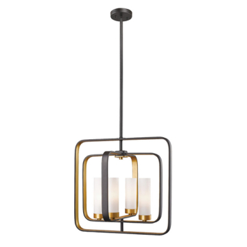 Z-Lite Aideen 4-Light Pendant - 120V - Bronze Gold
