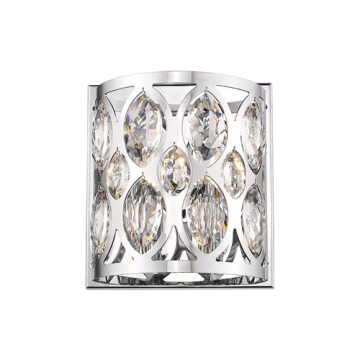 Z-Lite Dealey 2-Light Wall Sconce - 120V - Chrome