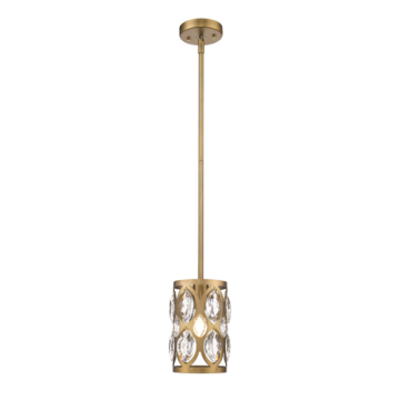 Z-Lite Dealey 1-Light Pendant - 120V - Heirloom Brass