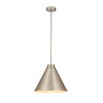 Z-Lite Eaton 18" 1-Light Pendant - 120V - Brushed Nickel