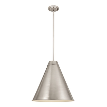 Z-Lite Eaton 24" 1-Light Pendant - 120V - Brushed Nickel