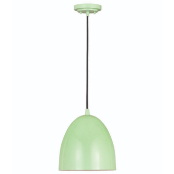Z-Lite Z-Studio 10" 1-Light Dome Pendant - 120V - Mint