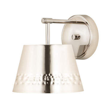 Z-Lite Maddox 1-Light Wall Sconce - 120V - Polished Nickel