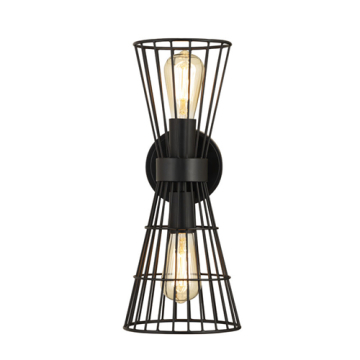Z-Lite Alito 2-Light Wall Sconce - 120V - Matte Black